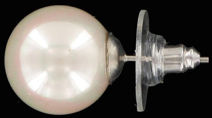 Tulmur White Stud Pearl Earrings