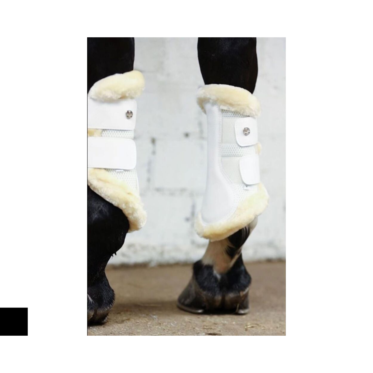 Equest Soft 3D Air Mesh Horse Boots with Illusion Fur