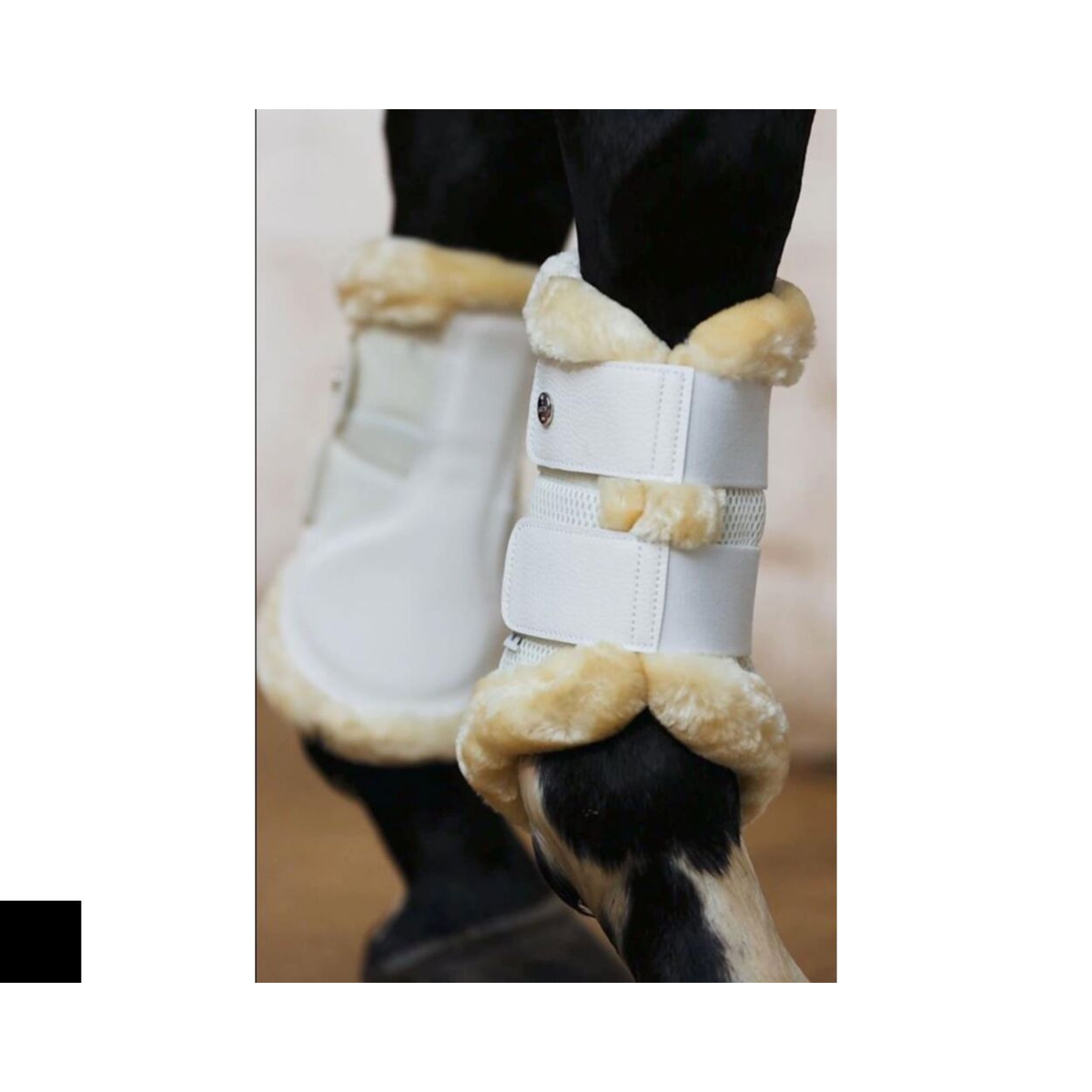 Equest Soft 3D Air Mesh Horse Boots with Illusion Fur