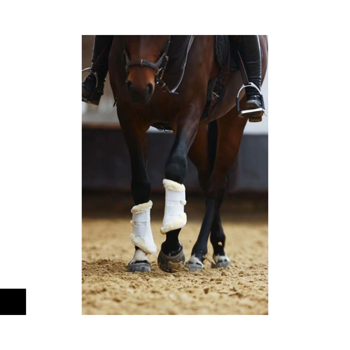 Equest Soft 3D Air Mesh Horse Boots with Illusion Fur
