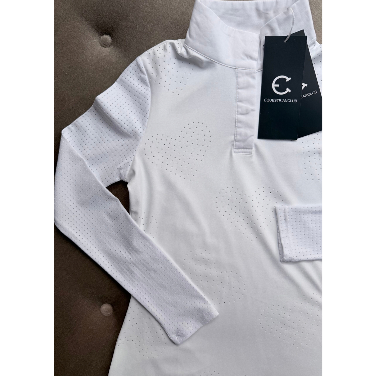 Equestrian Club Heart LS Show Shirt - ON ORDER DUE END OF OCTOBER