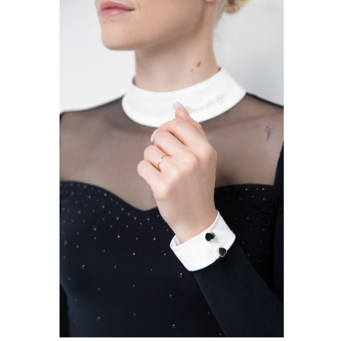Fleur De Lys Bergamot Long Sleeve Shirt - Black