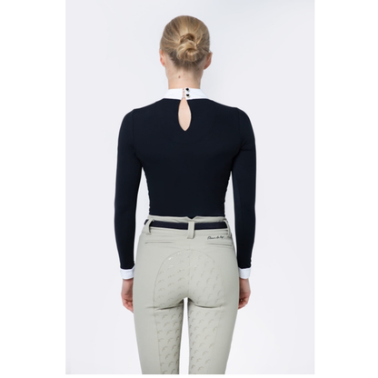 Fleur De Lys Bergamot Long Sleeve Shirt - Black