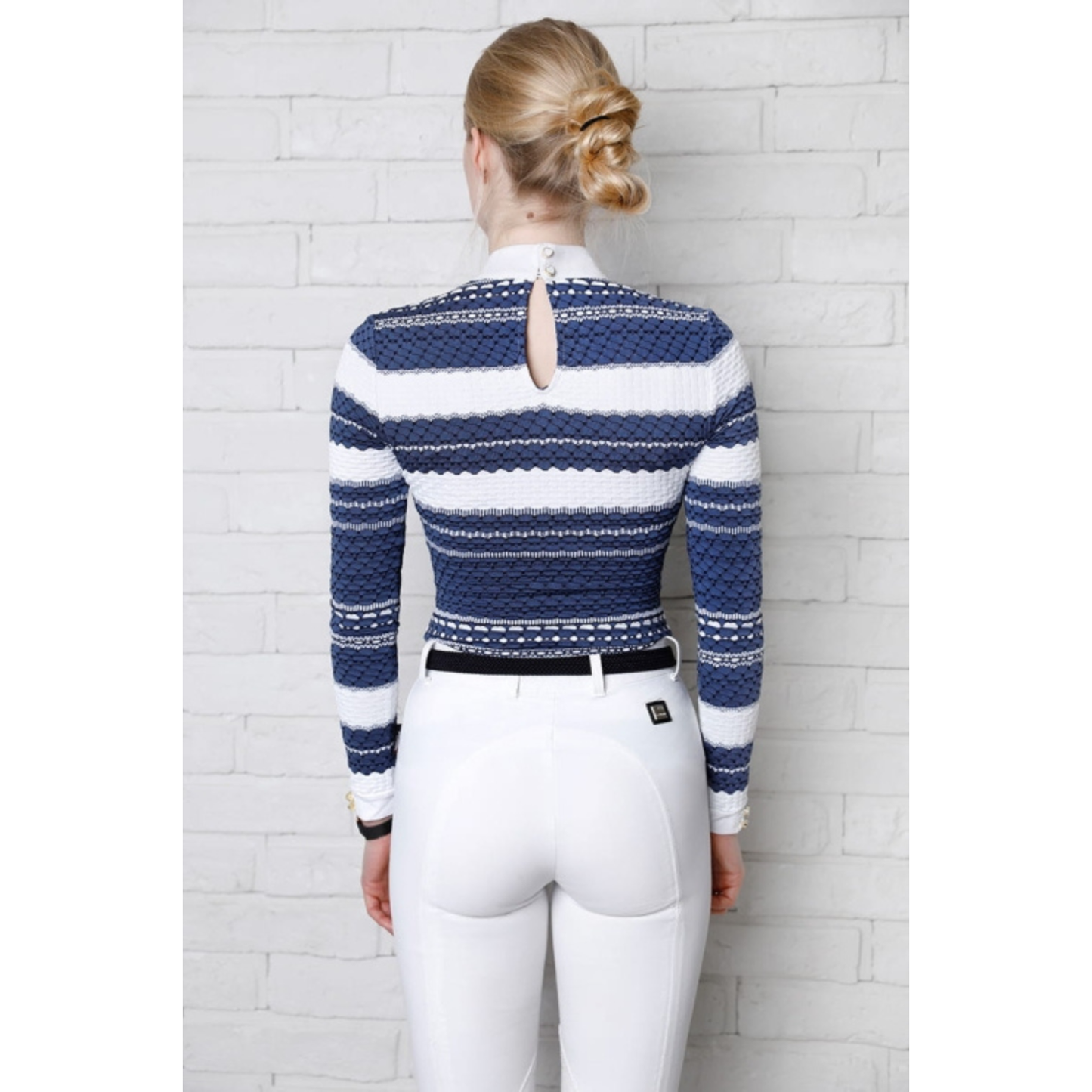 Fleur De Lys Chamomile LS Shirt - Denim