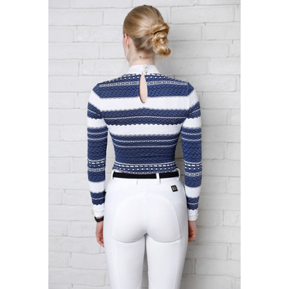 Fleur De Lys Chamomile LS Shirt - Denim