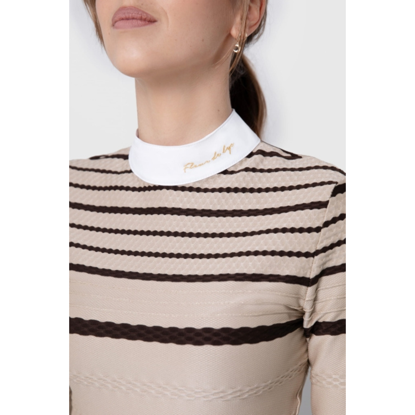 Fleur De Lys Hazel LS Shirt - Coffee