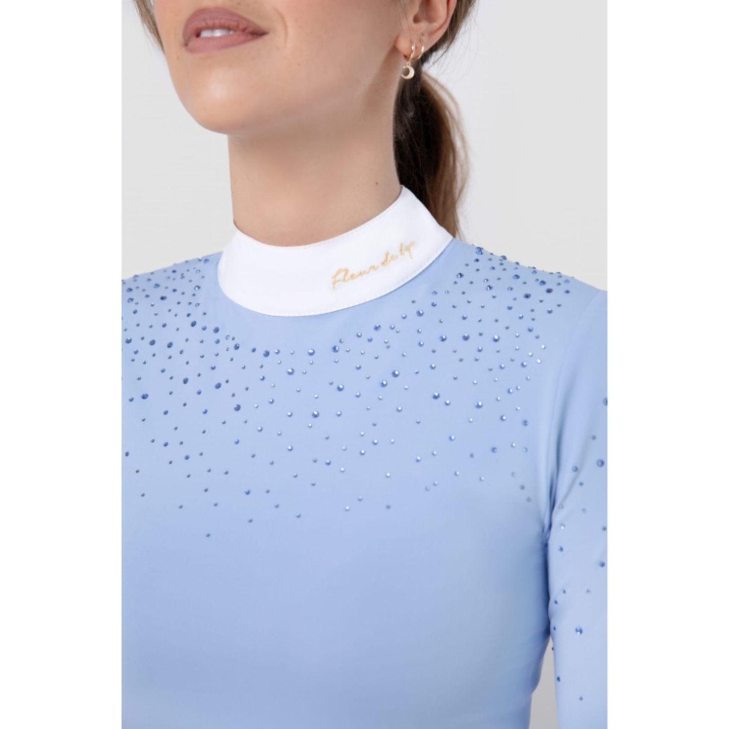 Fleur De Lys Holly LS Shirt - Blue