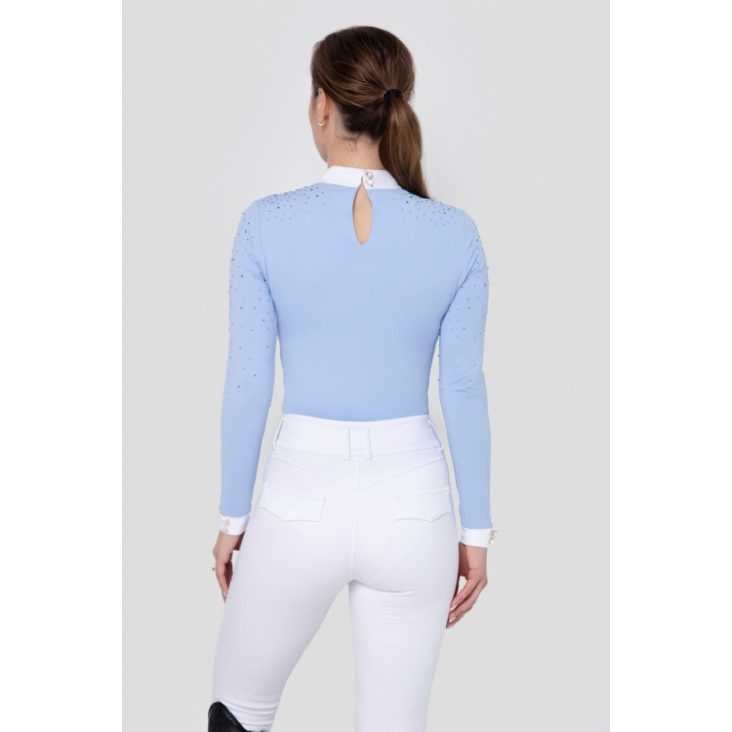 Fleur De Lys Holly LS Shirt - Blue