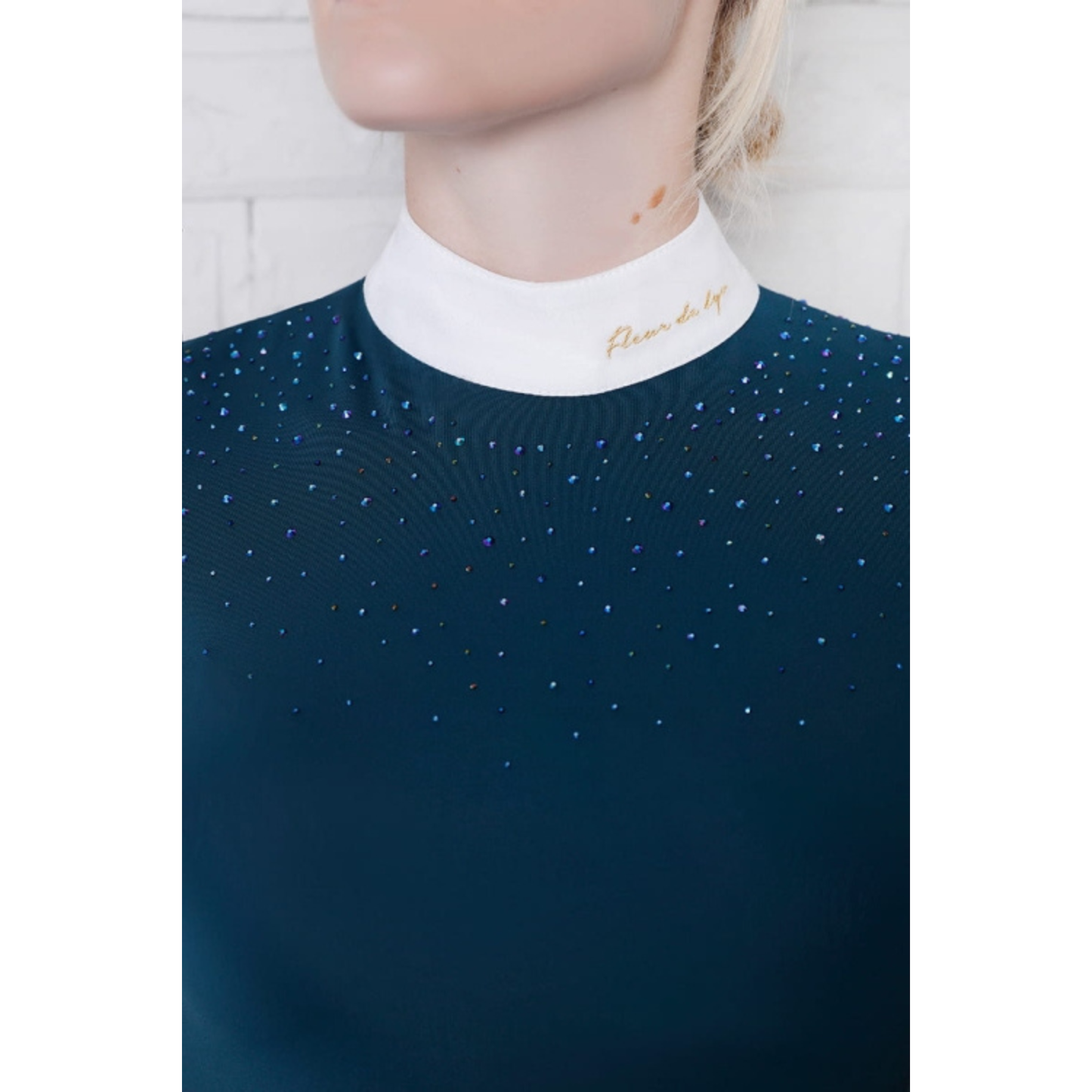 Fleur De Lys Holly Short Sleeve Shirt - Emerald Green