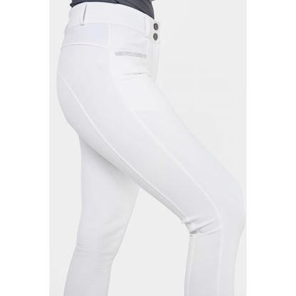 Fleur De Lys Womans Maple Knee Grip Breeches - White