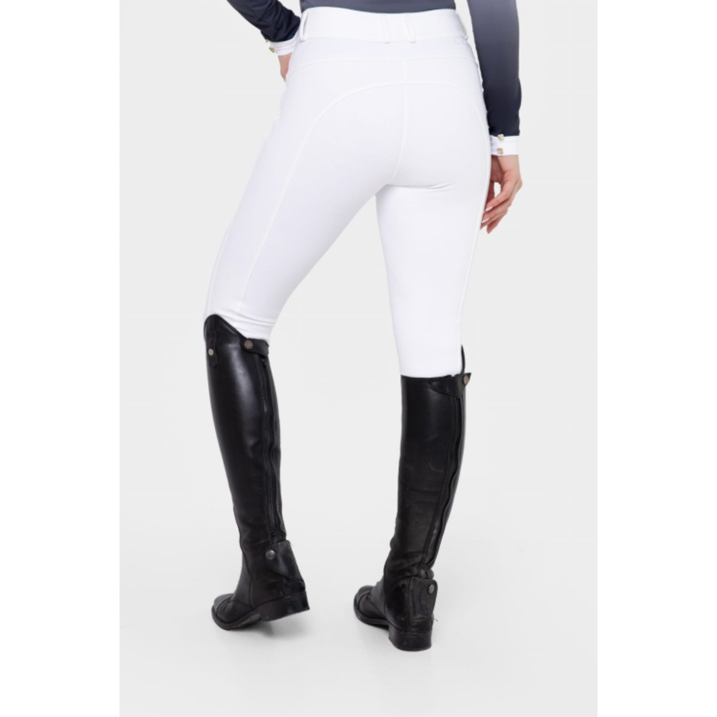 Fleur De Lys Womans Maple Knee Grip Breeches - White