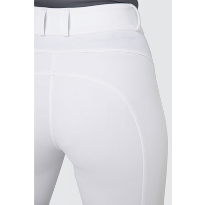 Fleur De Lys Womans Maple Knee Grip Breeches - White