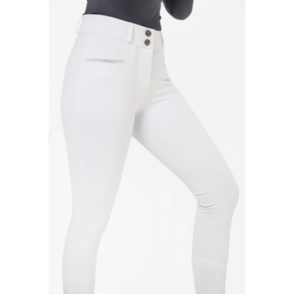Fleur De Lys Womans Maple Knee Grip Breeches - White