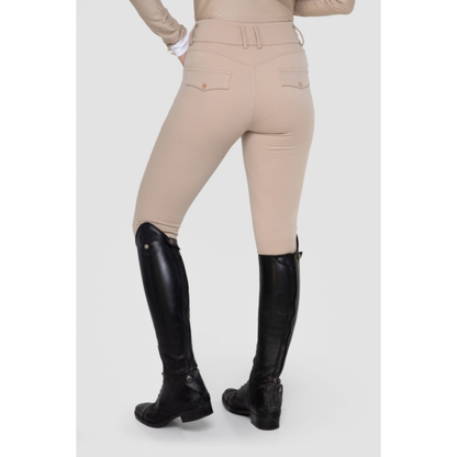 Fleur De Lys Womans Oak Full Seat Breeches - Beige