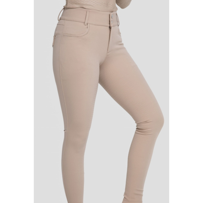 Fleur De Lys Womans Oak Full Seat Breeches - Beige