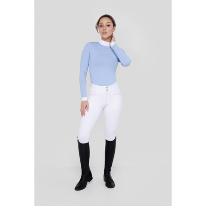 Fleur De Lys Womans Oak Full Seat Breeches - White