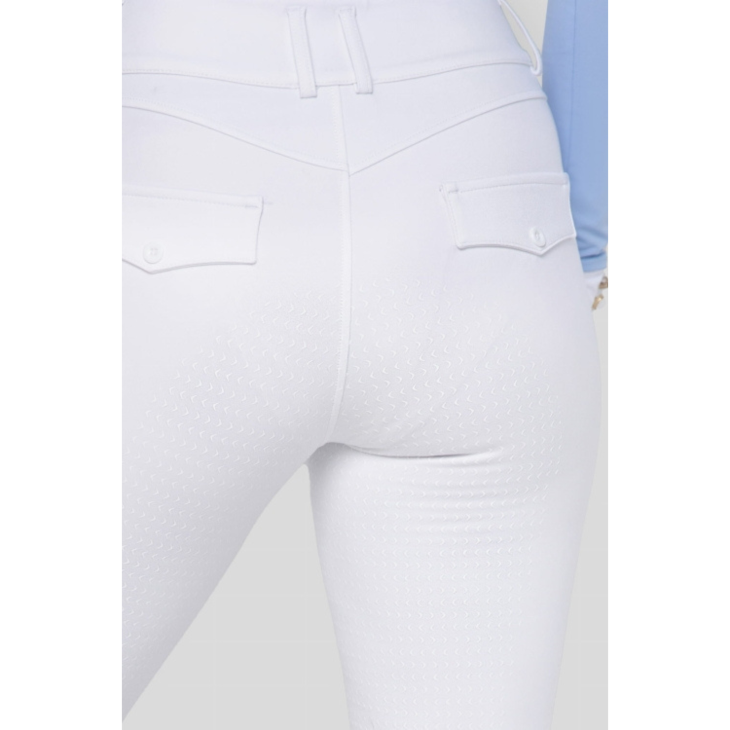 Fleur De Lys Womans Oak Full Seat Breeches - White