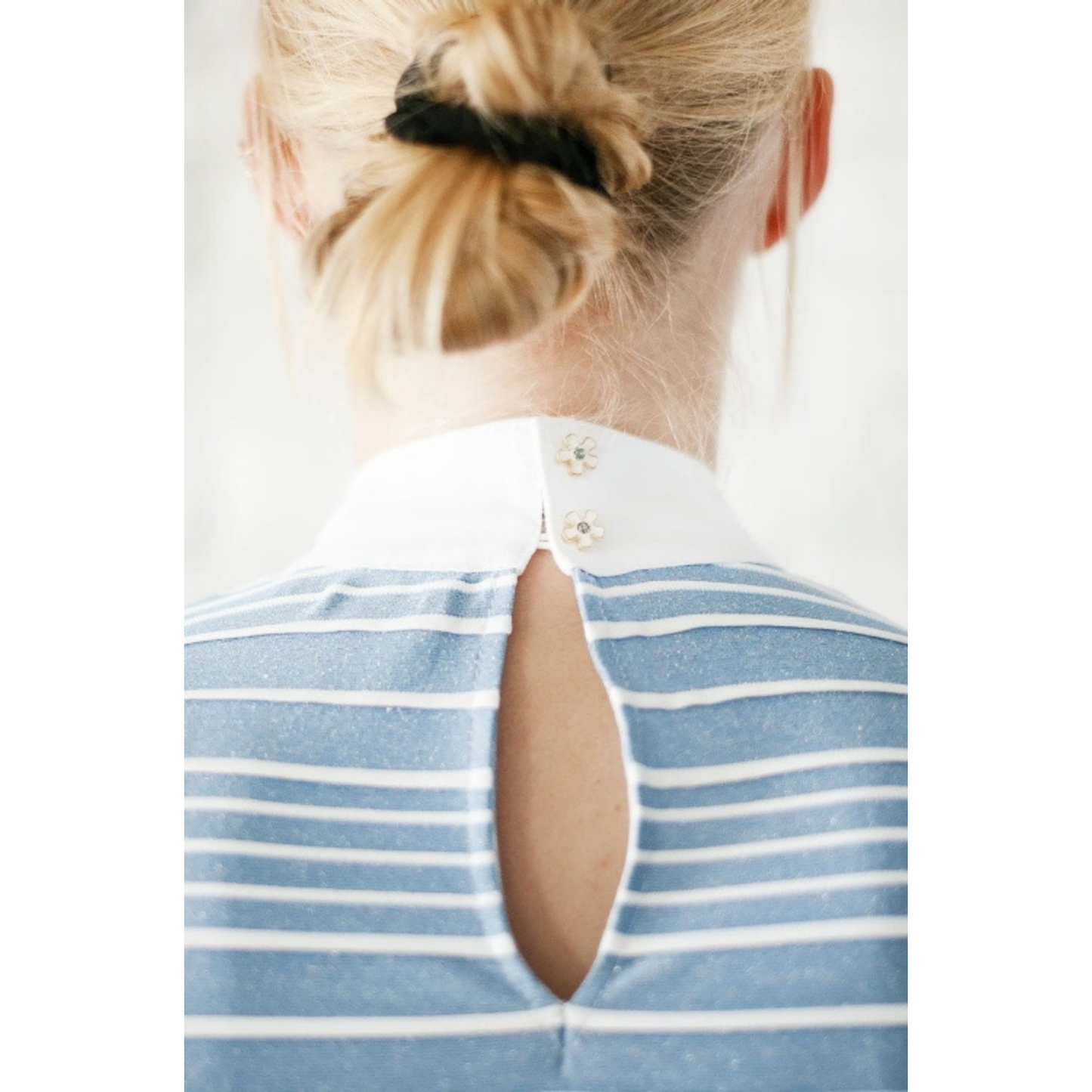 Fleur De Lys Scilla Long Sleeve Shirt - Light Blue