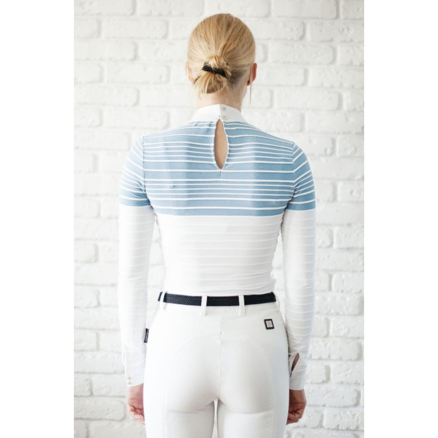 Fleur De Lys Scilla Long Sleeve Shirt - Light Blue