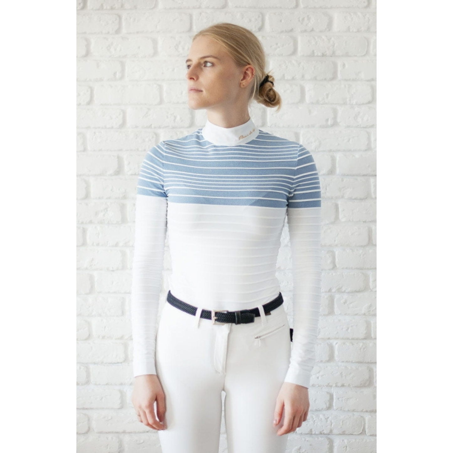 Fleur De Lys Scilla Long Sleeve Shirt - Light Blue