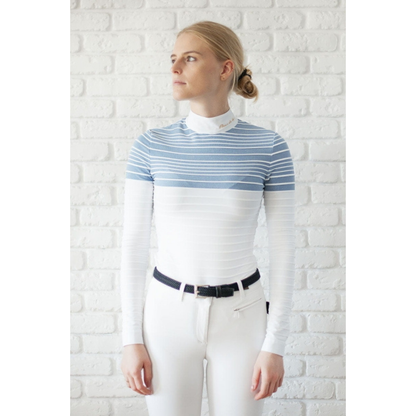 Fleur De Lys Scilla Long Sleeve Shirt - Light Blue