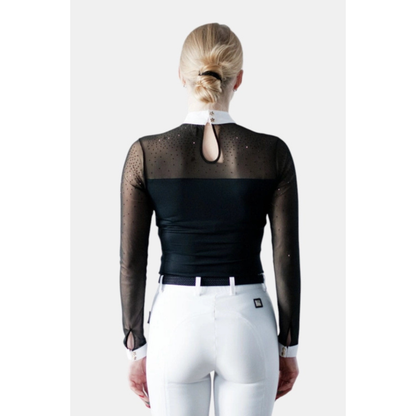 Fleur De Lys Cindy LS Competition Shirt - Black