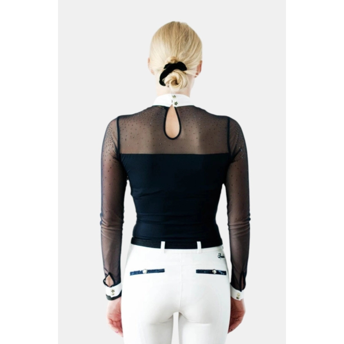 Fleur De Lys Cindy LS Competition Shirt - Navy