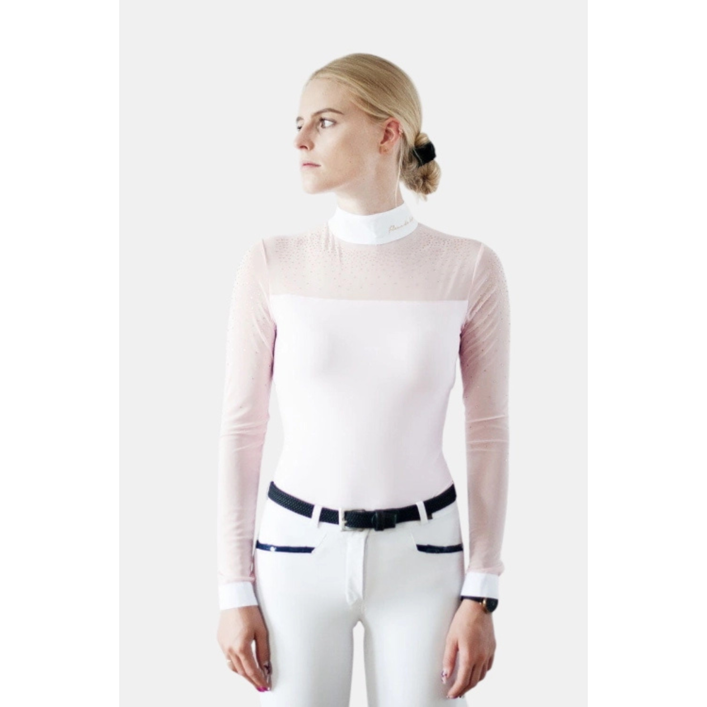 Fleur De Lys Cindy LS Competition Shirt - Pink