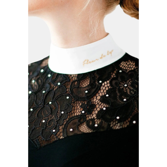 Fleur De Lys Cristall SS Competition Shirt - Black - ON ORDER - DUE 18/08/26