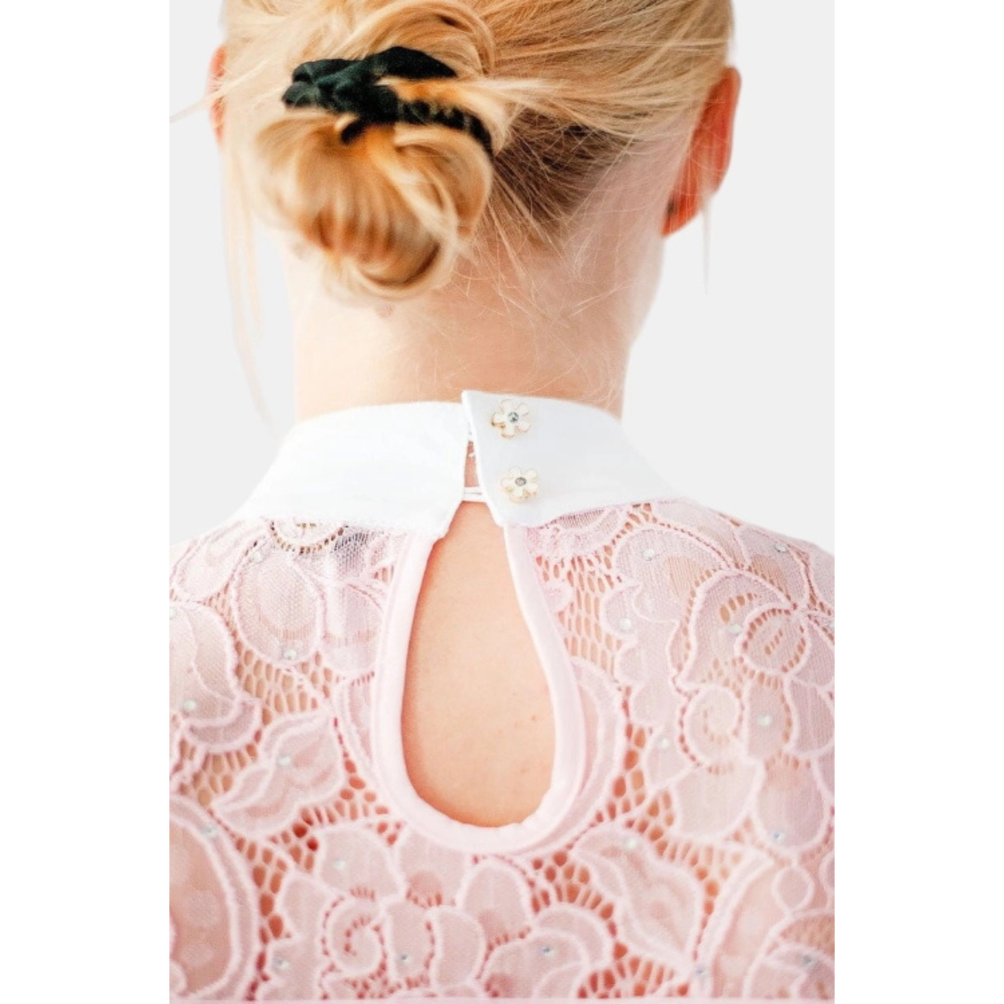 Fleur De Lys Cristall LS Competition Shirt - Pink