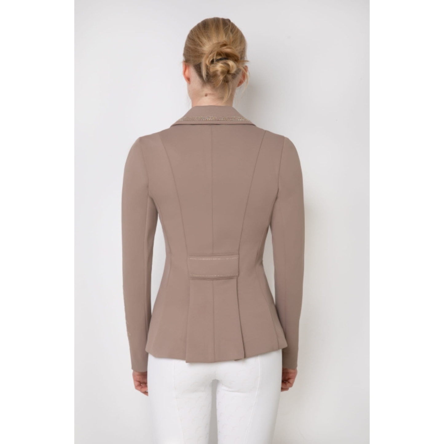 Fleur De Lys Glitter Show Jacket - Beige