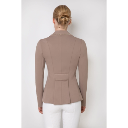 Fleur De Lys Glitter Show Jacket - Beige