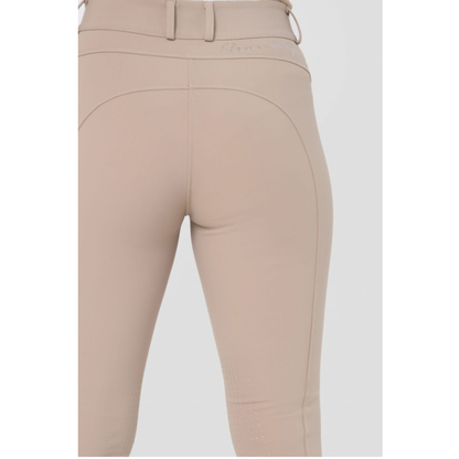 Fleur De Lys Womans Maple Knee Grip Breeches - Beige