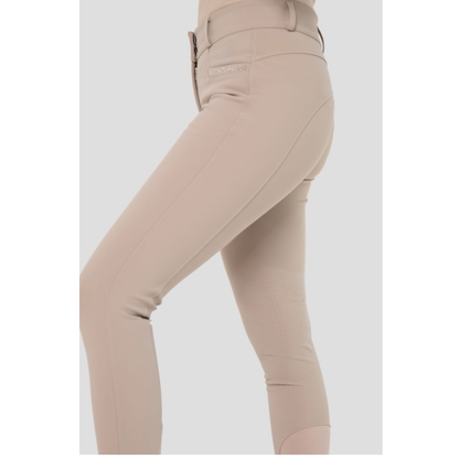 Fleur De Lys Womans Maple Knee Grip Breeches - Beige