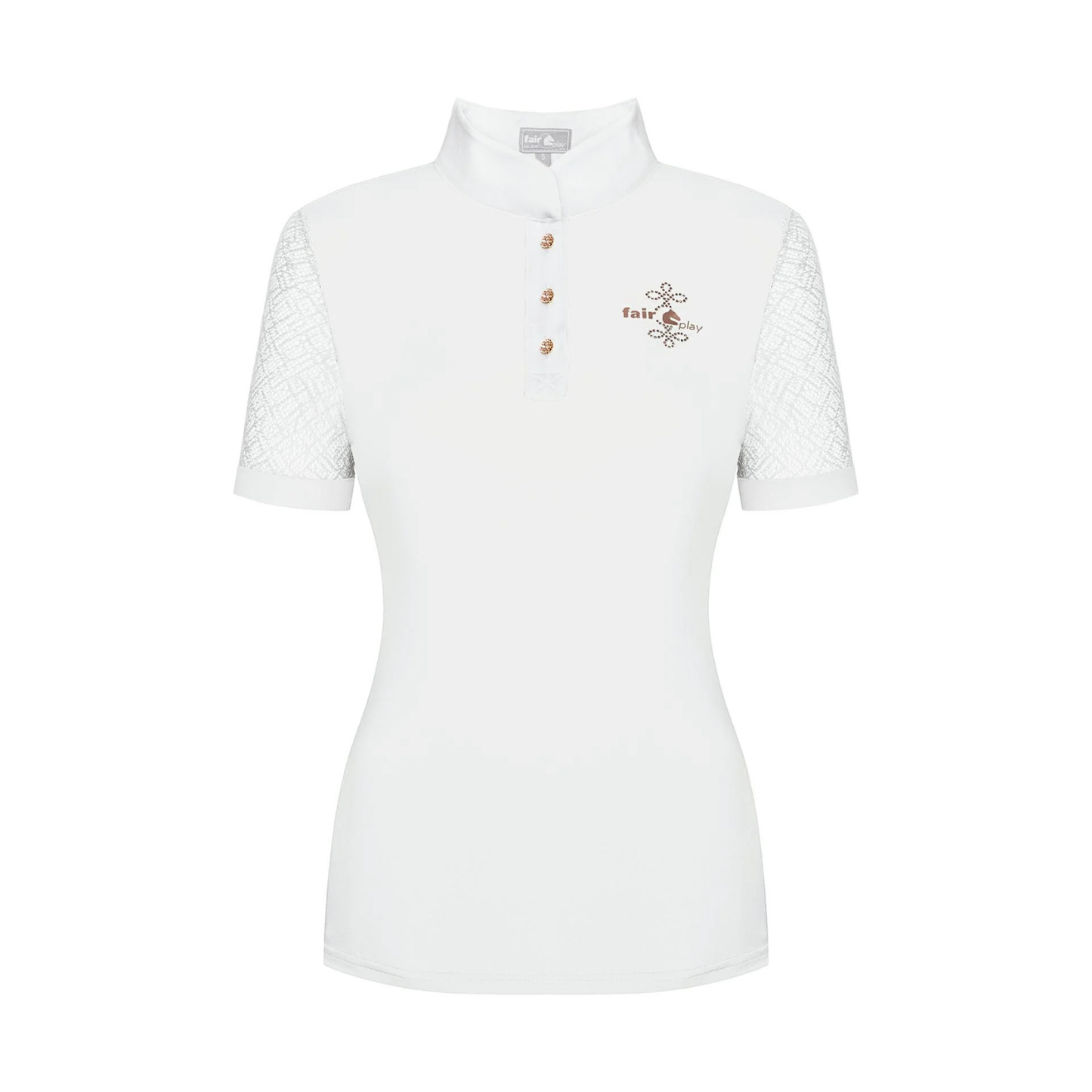 FairPlay Cecile Rose Gold Short Sleeve Shirt