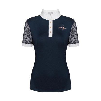 FairPlay Cecile Rose Gold Short Sleeve Shirt