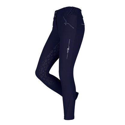 FairPlay Luisa Full Seat Silicone Breeches - Navy & Black