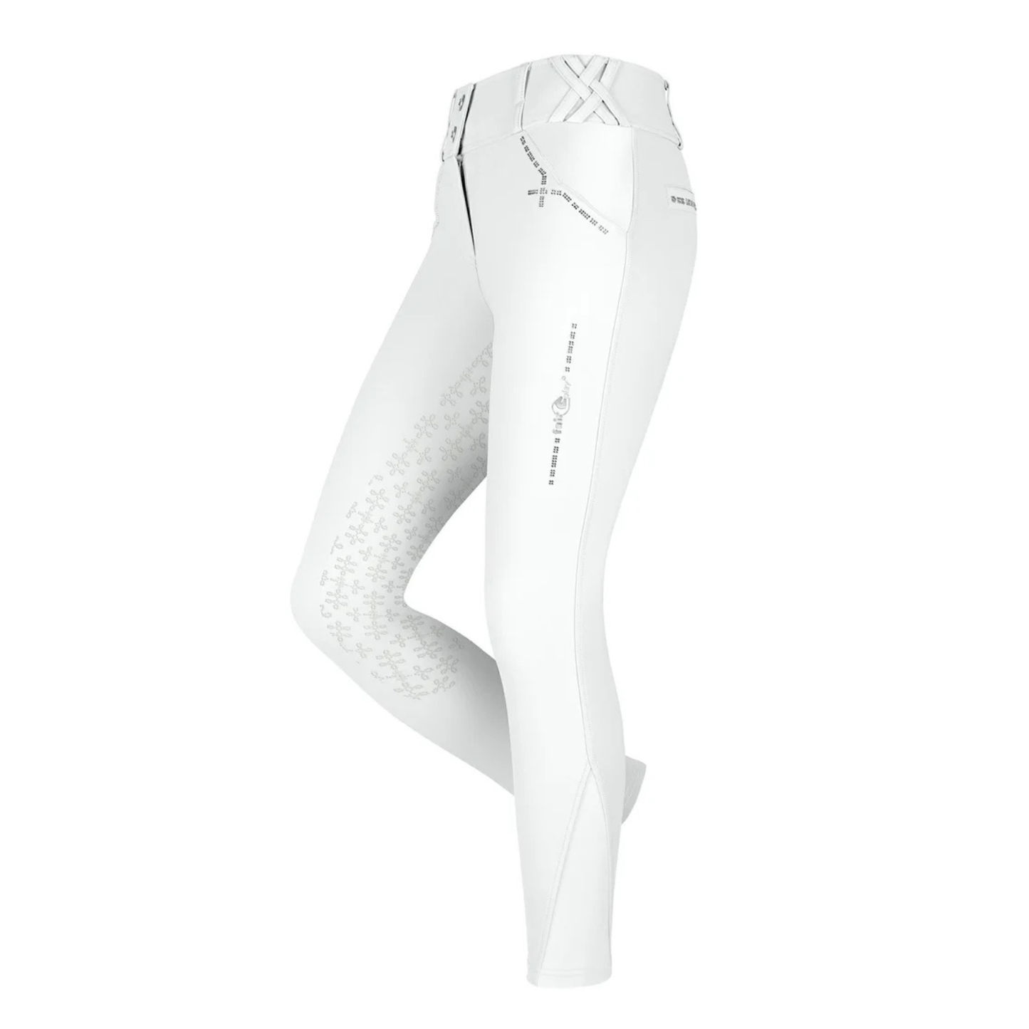 FairPlay Luisa Full Seat Silicone Breeches - White