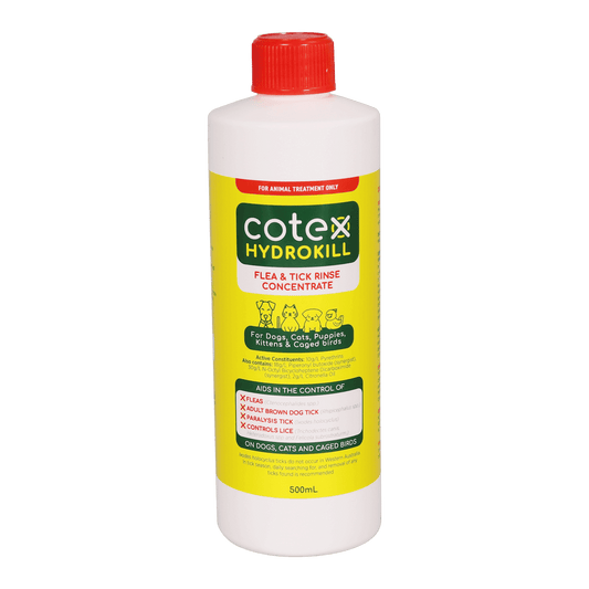 Cotex Hydrokill Flea & Tick Rinse Concentrate - 500ml