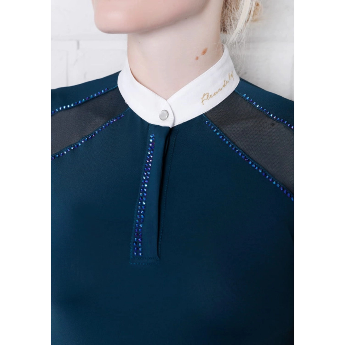 Fleur De Lys Poppy LS Shirt - Green