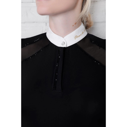 Fleur De Lys Poppy LS Shirt - Black