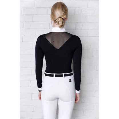 Fleur De Lys Poppy LS Shirt - Black