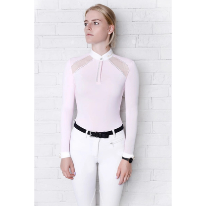 Fleur De Lys Poppy LS Shirt - Pink