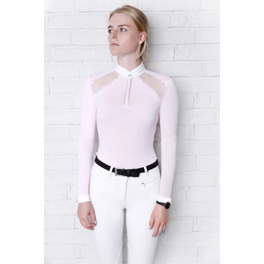 Fleur De Lys Poppy LS Shirt - Pink