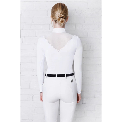 Fleur De Lys Poppy LS Shirt - White