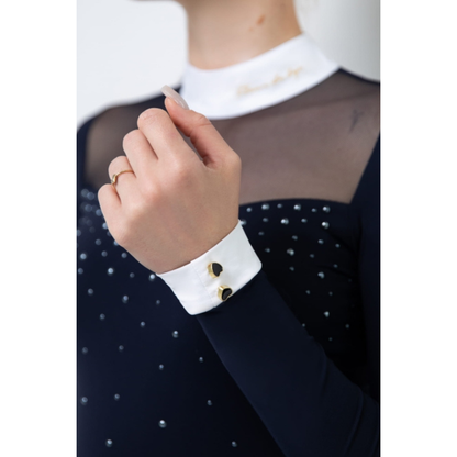 Fleur De Lys Bergamot Long Sleeve Shirt - Navy