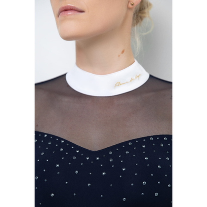 Fleur De Lys Bergamot Long Sleeve Shirt - Navy