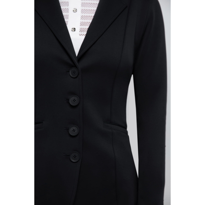 Fleur De Lys Glitter Show Jacket - Black