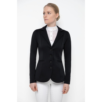 Fleur De Lys Glitter Show Jacket - Black