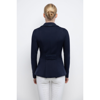 Fleur De Lys Glitter Show Jacket - Navy